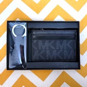 MK WALLET AND KEYFOB SET
